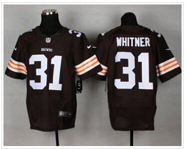 NEW Cleveland Browns #31 Donte Whitner Brown Team Color NFL Elite Jersey NEW Cleveland Browns #31 Donte Whitner Brown Team Color NFL Elite Jersey