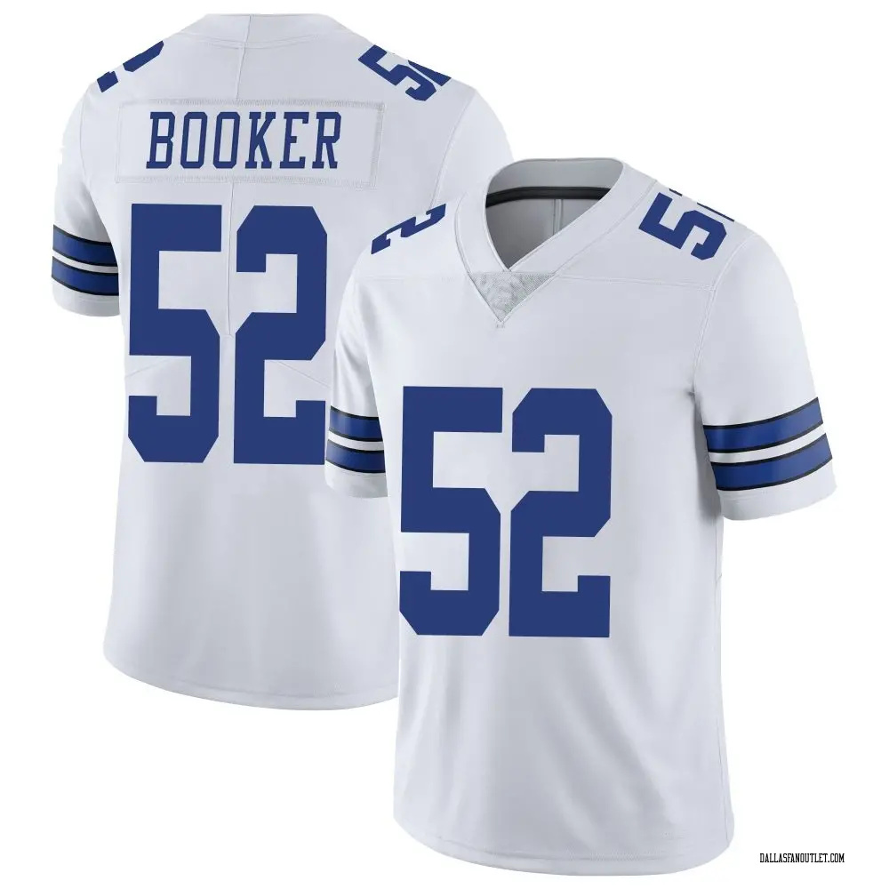 Men's Dallas Cowboys #52 Tyler Booker White 2025 Vapor Untouchable Limited Stitched Football Jersey