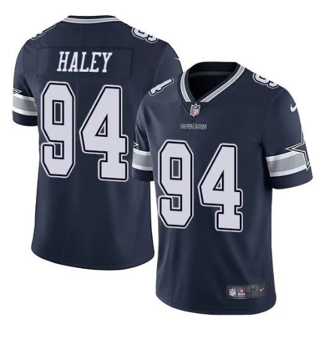 Men's Dallas Cowboys #94 Charles Haley Navy Vapor Untouchable Limited Stitched Jersey Men's Dallas Cowboys #94 Charles Haley Navy Vapor Untouchable Limited Stitched Jersey