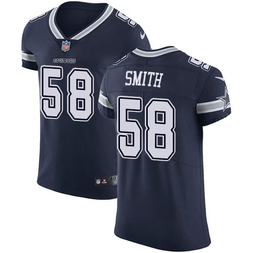 Nike Cowboys #58 Aldon Smith Navy Blue Team Color Men's Stitched NFL Vapor Untouchable Elite Jersey Nike Cowboys #58 Aldon Smith Navy Blue Team Color Men's Stitched NFL Vapor Untouchable Elite Jersey