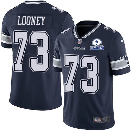 Nike Cowboys #73 Joe Looney Navy Blue Team Color Men's Stitched With Established In 1960 Patch NFL Vapor Untouchable Limited Jersey Nike Cowboys #73 Joe Looney Navy Blue Team Color Men's Stitched With Established In 1960 Patch NFL Vapor Untouchable Limited Jersey