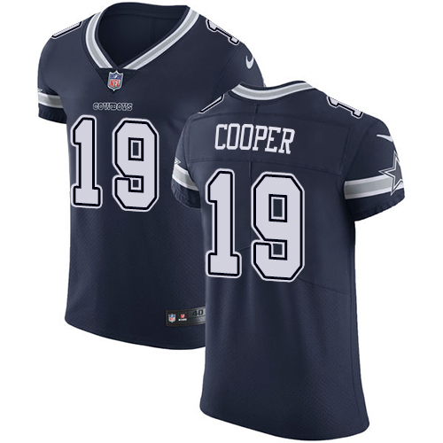 Nike Cowboys #19 Amari Cooper Navy Blue Team Color Men's Stitched NFL Vapor Untouchable Elite Jersey Nike Cowboys #19 Amari Cooper Navy Blue Team Color Men's Stitched NFL Vapor Untouchable Elite Jersey