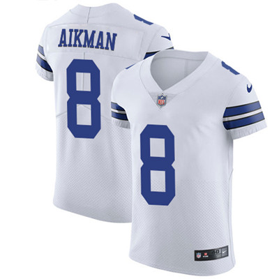 Nike Cowboys #8 Troy Aikman White Men's Stitched NFL Vapor Untouchable Elite Jersey Nike Cowboys #8 Troy Aikman White Men's Stitched NFL Vapor Untouchable Elite Jersey