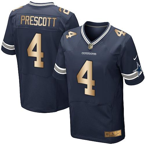 Google jerseys Nike Cowboys #4 Dak Prescott Navy Blue Team Color Men's Stitched NFL Elite Gold Jersey