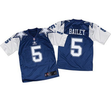 Nike Cowboys #5 Dan Bailey Navy BlueWhite Throwback Men's Stitched NFL Elite Jersey Nike Cowboys #5 Dan Bailey Navy BlueWhite Throwback Men's Stitched NFL Elite Jersey