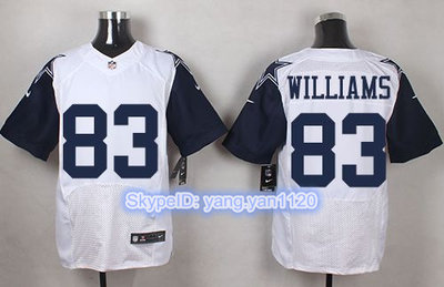 Nike Cowboys #83 Terrance Williams White Men's Stitched NFL Elite Rush Jersey