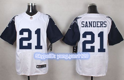 Nike Cowboys #21 Deion Sanders White Men's Stitched NFL Elite Rush Jersey Nike Cowboys #21 Deion Sanders White Men's Stitched NFL Elite Rush Jersey