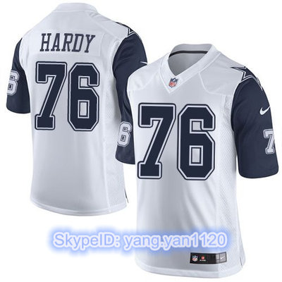 Nike Cowboys #76 Greg Hardy White Men's Stitched NFL Limited Rush Jersey