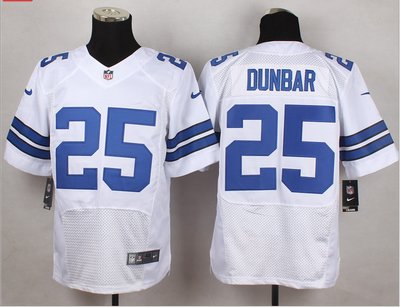 New Dallas Cowboys #25 Dunbar White Men's Stitched NFL Elite Jersey New Dallas Cowboys #25 Dunbar White Men's Stitched NFL Elite Jersey