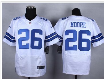New Dallas Cowboys #26 Sterling Moore White NFL Elite Jersey