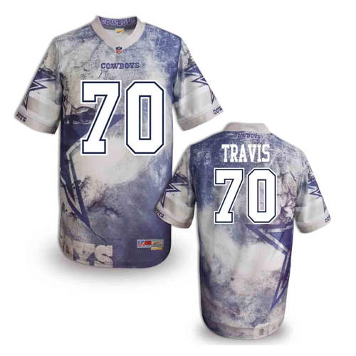 New Dallas Cowboys #70 Zack Martin Team Color NFL Elite Fanatical Version Jerseys