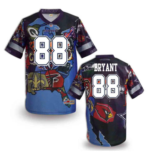 New Dallas Cowboys #88 Dez Bryant Team Color NFL Elite Fanatical Version Jerseys