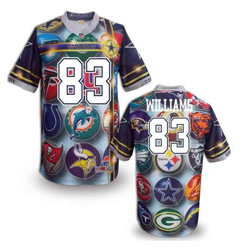 New Dallas Cowboys #83 Williams Team Color NFL Elite Fanatical Version Jerseys