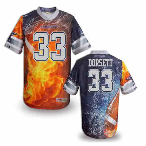 New Dallas Cowboys #33 Tony Dorsett Color NFL Elite Fanatical Version Jersey