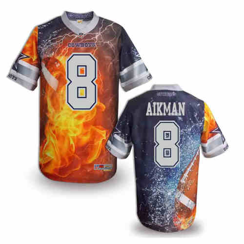 New Dallas Cowboys #8 Troy Aikman Color NFL Elite Fanatical Version Jersey New Dallas Cowboys #8 Troy Aikman Color NFL Elite Fanatical Version Jersey