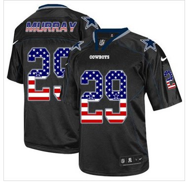 NEW Dallas Cowboys #29 DeMarco Murray Black NFL Elite USA Flag Fashion Jersey NEW Dallas Cowboys #29 DeMarco Murray Black NFL Elite USA Flag Fashion Jersey