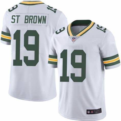 Nike Packers 19 Equanimeous St. Brown White Vapor Untouchable Limited Jersey Nike Packers 19 Equanimeous St. Brown White Vapor Untouchable Limited Jersey