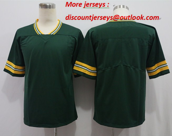 Nike Packers Blank Green Vapor Untouchable Limited Jersey