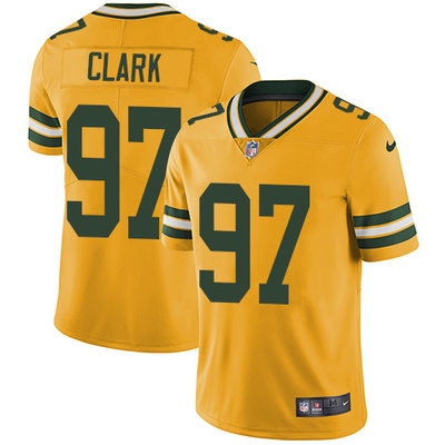 Nike Packers #97 Kenny Clark Yellow Men's Stitched NFL Limited Rush Jersey Nike Packers #97 Kenny Clark Yellow Men's Stitched NFL Limited Rush Jersey