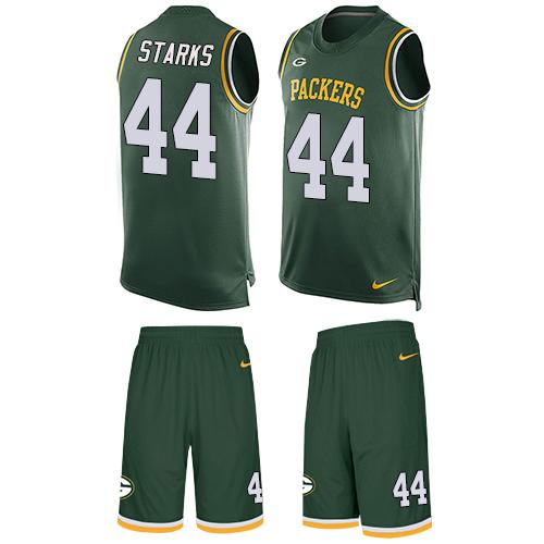Nike Packers #44 James Starks Green Team Color Men's Stitched NFL Limited Tank Top Suit Jersey Nike Packers #44 James Starks Green Team Color Men's Stitched NFL Limited Tank Top Suit Jersey