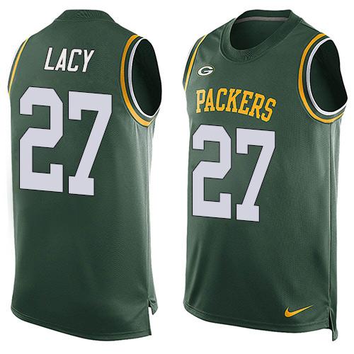 Nike Packers #27 Eddie Lacy Green Team Color Men's Stitched NFL Limited Tank Top Jersey Nike Packers #27 Eddie Lacy Green Team Color Men's Stitched NFL Limited Tank Top Jersey