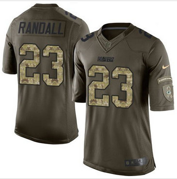 Nike Green Bay Packers #23 Damarious Randall Green Men's Stitched NFL Limited Salute To Service Jersey Nike Green Bay Packers #23 Damarious Randall Green Men's Stitched NFL Limited Salute To Service Jersey