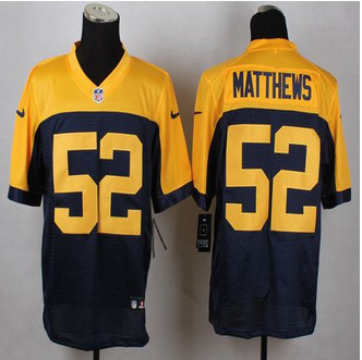 New Green Bay Packers #52 Clay Matthews Navy Blue Alternate Men's Stitched NFL New Elite Jersey New Green Bay Packers #52 Clay Matthews Navy Blue Alternate Men's Stitched NFL New Elite Jersey