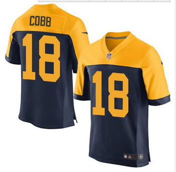 New Green Bay Packers #18 Randall Cobb Navy Blue Alternate Men's Stitched NFL New Elite Jersey New Green Bay Packers #18 Randall Cobb Navy Blue Alternate Men's Stitched NFL New Elite Jersey