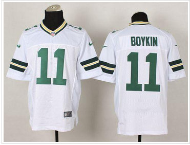 New Green Bay Packers #11 Jarrett Boykin White NFL Elite Jersey New Green Bay Packers #11 Jarrett Boykin White NFL Elite Jersey