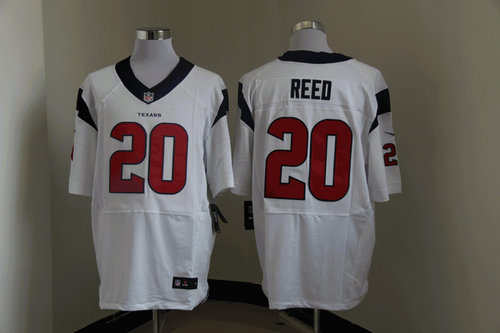 NEW NFL Houston Texans 20 Ed Reed White Jerseys(Elite) NEW NFL Houston Texans 20 Ed Reed White Jerseys(Elite)