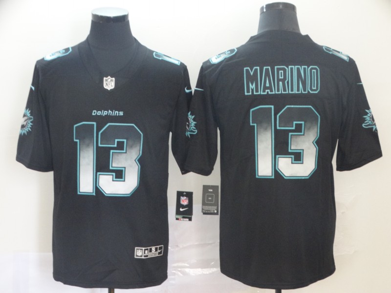 Dolphins 13 Dan Marino Black Arch Smoke Vapor Untouchable Limited Jersey Dolphins 13 Dan Marino Black Arch Smoke Vapor Untouchable Limited Jersey