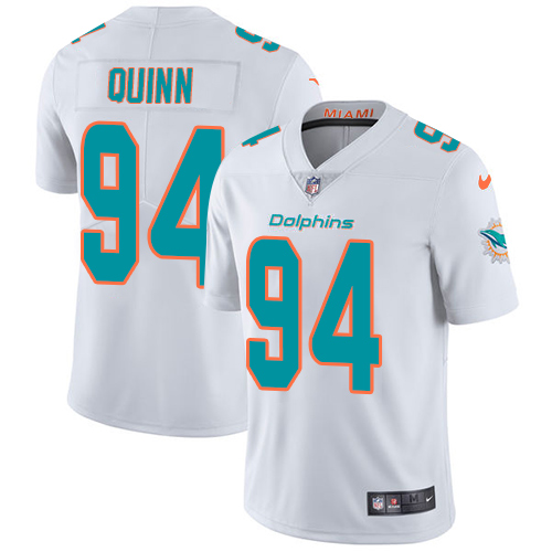 Nike Dolphins #94 Robert Quinn White Men's Stitched NFL Vapor Untouchable Limited Jersey Nike Dolphins #94 Robert Quinn White Men's Stitched NFL Vapor Untouchable Limited Jersey