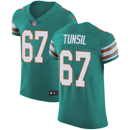 Nike Dolphins #67 Laremy Tunsil Aqua Green Alternate Men's Stitched NFL Vapor Untouchable Elite Jersey Nike Dolphins #67 Laremy Tunsil Aqua Green Alternate Men's Stitched NFL Vapor Untouchable Elite Jersey