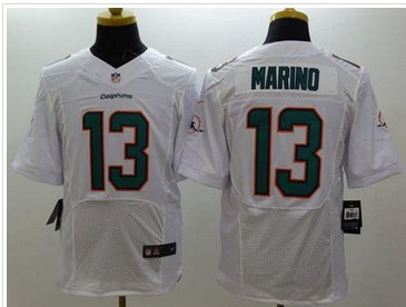 NEW Miami Dolphins #13 Dan Marino White NFL Elite Jersey NEW Miami Dolphins #13 Dan Marino White NFL Elite Jersey