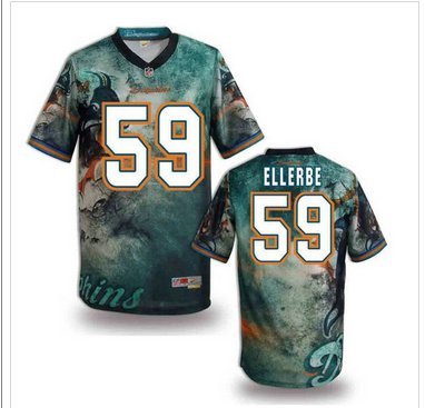 Miami Dolphins #59 ELLERBE Men's Stitched NFL Elite Fanatical Version Jersey (3)