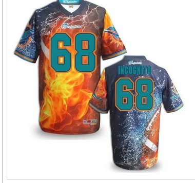 Miami Dolphins #68 INCOGNITO Men's Stitched NFL Elite Fanatical Version Jersey (9)