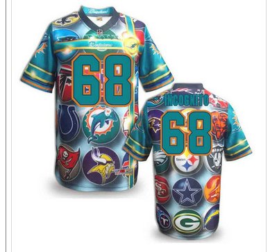 Miami Dolphins #68 INCOGNITO Men's Stitched NFL Elite Fanatical Version Jersey (8)
