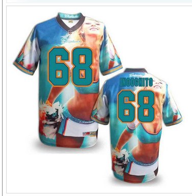 Miami Dolphins #68 INCOGNITO Men's Stitched NFL Elite Fanatical Version Jersey (6)
