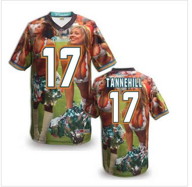 Miami Dolphins #17 TANNEHILL Men's Stitched NFL Elite Fanatical Version Jersey (1)