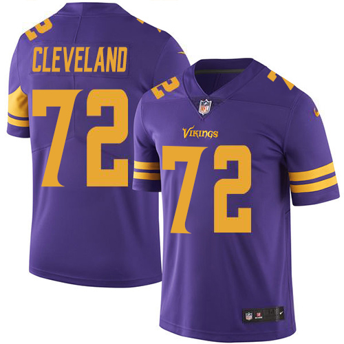 Nike Vikings #72 Ezra Cleveland Purple Men's Stitched NFL Limited Rush Jersey Nike Vikings #72 Ezra Cleveland Purple Men's Stitched NFL Limited Rush Jersey
