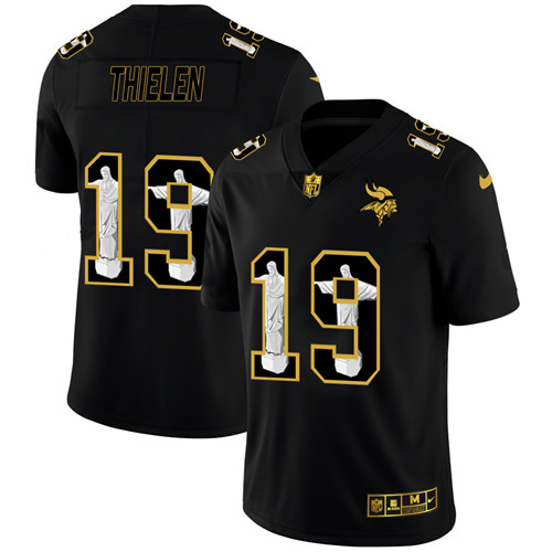 Minnesota Vikings #19 Adam Thielen Men's Nike Carbon Black Vapor Cristo Redentor Limited NFL Jersey Minnesota Vikings #19 Adam Thielen Men's Nike Carbon Black Vapor Cristo Redentor Limited NFL Jersey
