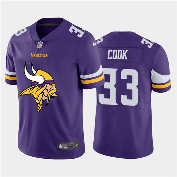 Nike Vikings 33 Dalvin Cook Purple Team Big Logo Vapor Untouchable Limited Jersey Nike Vikings 33 Dalvin Cook Purple Team Big Logo Vapor Untouchable Limited Jersey