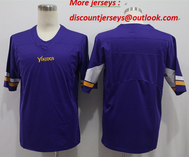 Nike Vikings Blank Purple Vapor Untouchable Limited Jersey