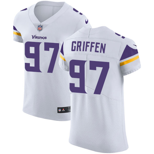 Nike Vikings #97 Everson Griffen White Men's Stitched NFL Vapor Untouchable Elite Jersey Nike Vikings #97 Everson Griffen White Men's Stitched NFL Vapor Untouchable Elite Jersey