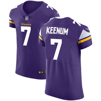 Nike Vikings #7 Case Keenum Purple Team Color Men's Stitched NFL Vapor Untouchable Elite Jersey Nike Vikings #7 Case Keenum Purple Team Color Men's Stitched NFL Vapor Untouchable Elite Jersey