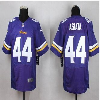 New Minnesota Vikings #44 Matt Asiata Purple Team Color Men's Stitched NFL Elite Jersey New Minnesota Vikings #44 Matt Asiata Purple Team Color Men's Stitched NFL Elite Jersey