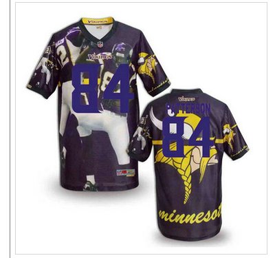 Minnesota Vikings #84 PATTERSON Men's Stitched NFL Elite Fanatical Version Jersey (4)