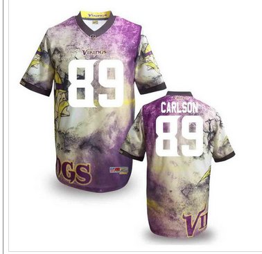 Minnesota Vikings #89 CARLSON Men's Stitched NFL Elite Fanatical Version Jersey (9)