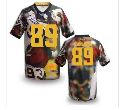 Minnesota Vikings #89 CARLSON Men's Stitched NFL Elite Fanatical Version Jersey (7)