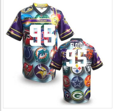 Minnesota Vikings #95 FLOYD Men's Stitched NFL Elite Fanatical Version Jersey (10)